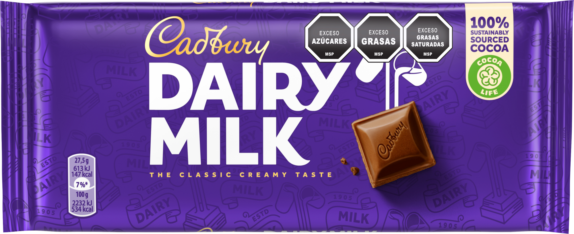 Cadbury Dairy Milk UK 180g - Nerilan Uruguay
